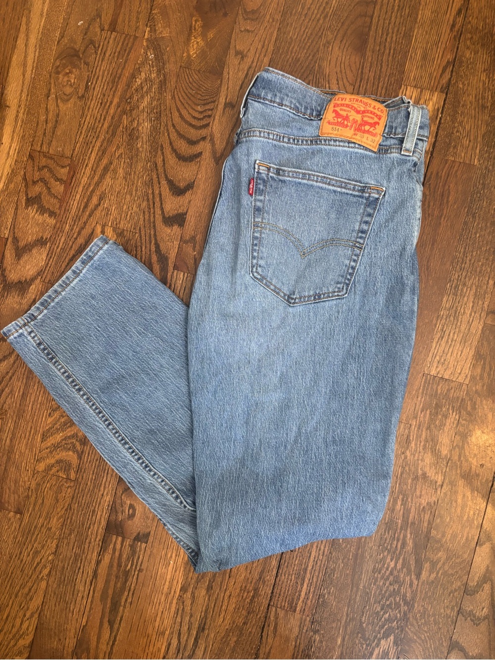 Levi's 514 - Men's Light Blue Straight Leg Jeans